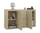 vidaXL Sideboard Sonoma Oak 120x36x69 cm Engineered Wood