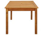 vidaXL Garden Table 200x90x74 cm Solid Acacia Wood