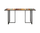 vidaXL Dining Table 160 cm Solid Reclaimed Wood