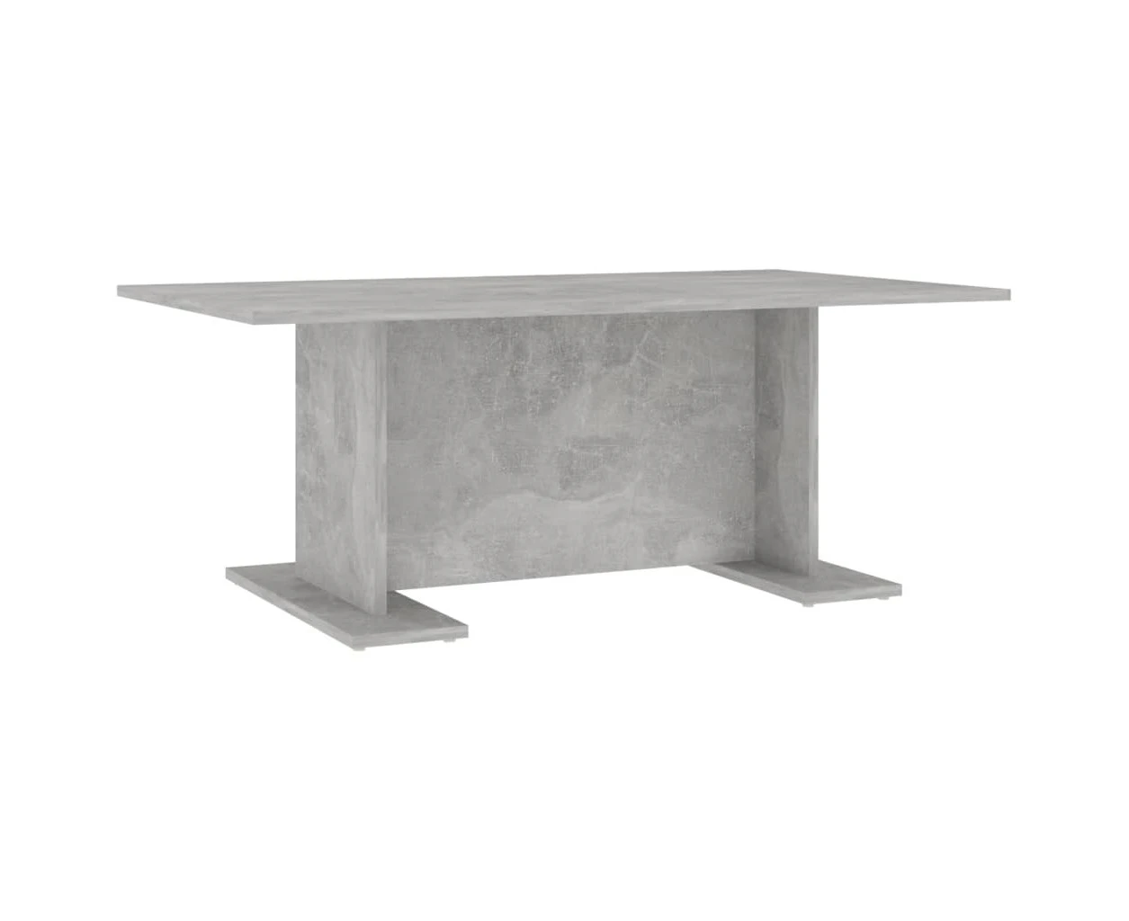 vidaXL Coffee Table Concrete Grey 103.5x60x40 cm Engineered Wood