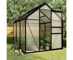 Greenhouses Greenhouse With Base Frame Anthracite Aluminium 3.61 M