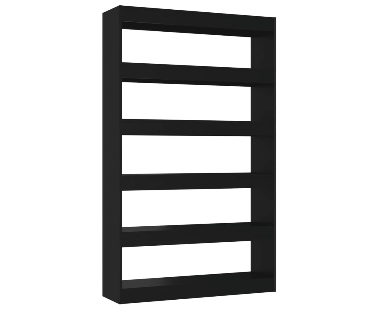 vidaXL Book Cabinet/Room Divider Black 100x30x166 cm