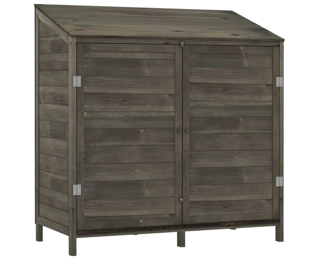 vidaXL Garden Shed Anthracite 102x52x112 cm Solid Wood Fir