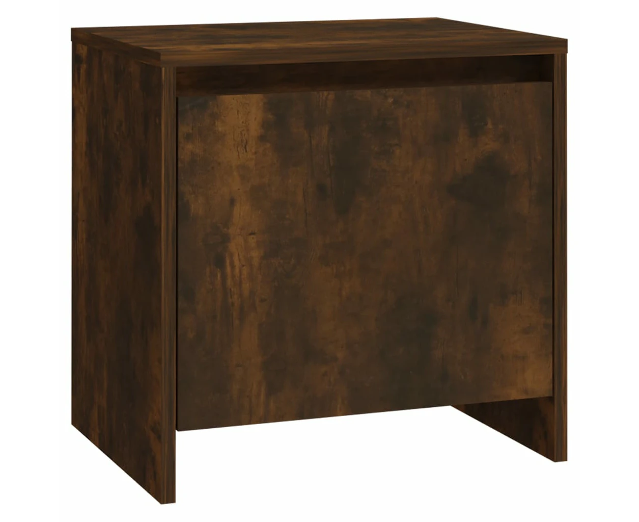 vidaXL Bedside Cabinet Smoked Oak 45x34x44.5 cm Engineered Wood