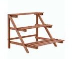 Plant Stands 3 Tier Plant Stand Cedar Wood 48X45x40 Cm