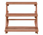 Plant Stands 3 Tier Plant Stand Cedar Wood 48X45x40 Cm