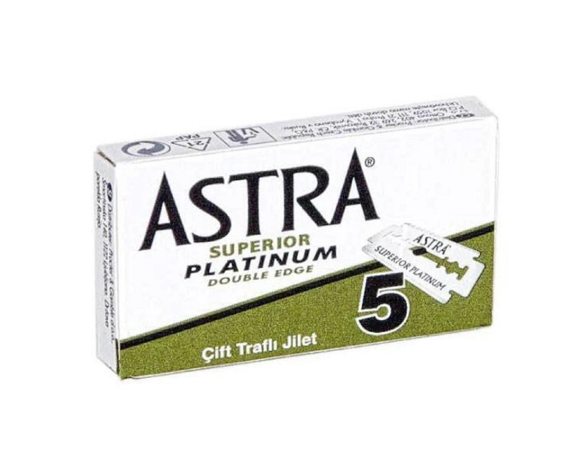 Astra Superior Platinum Double Edge Razor Blades -100 Blades