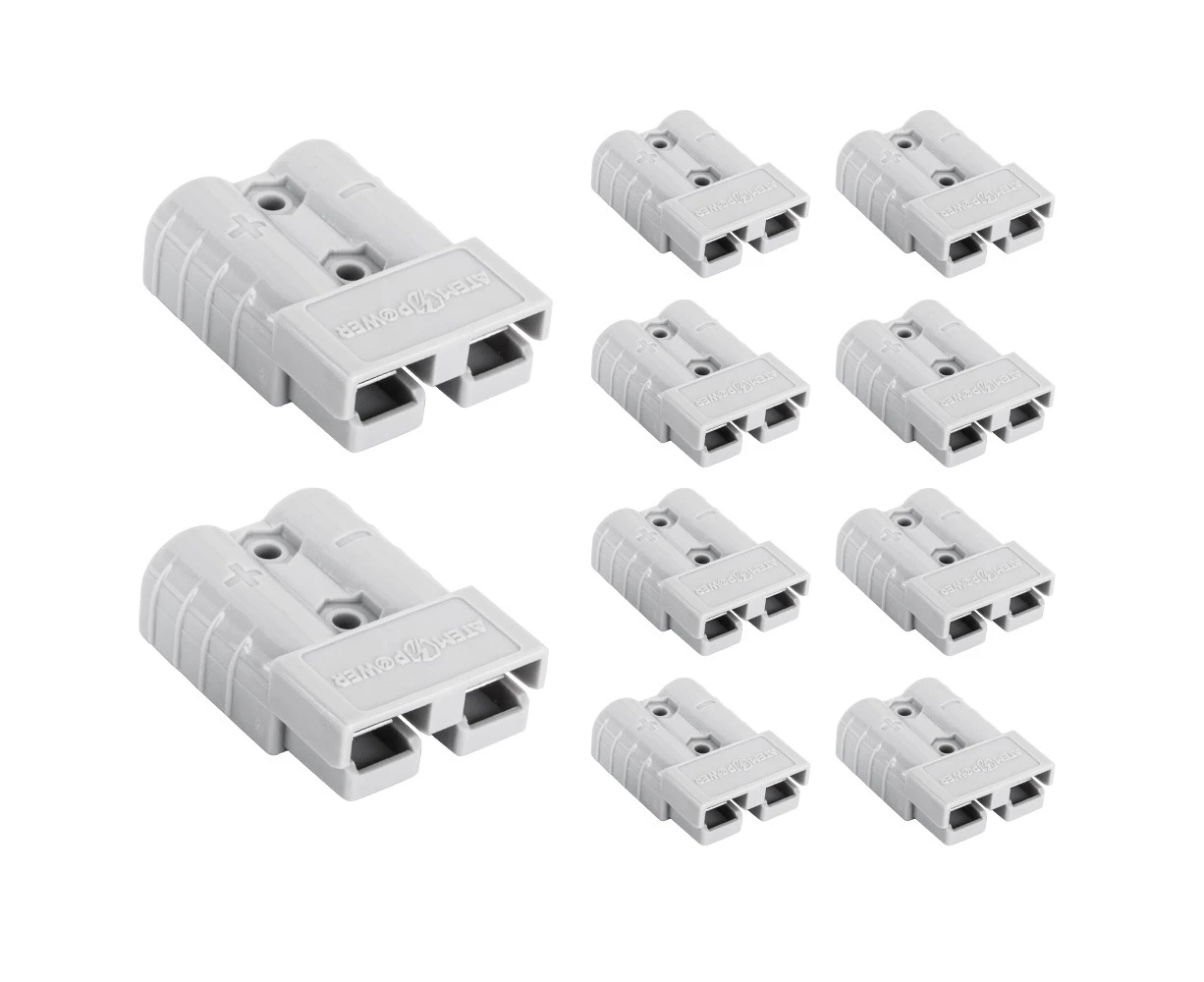 ATEM POWER 10PCS Anderson Style Plug Connectors 50AMP 12-24V 6AWG