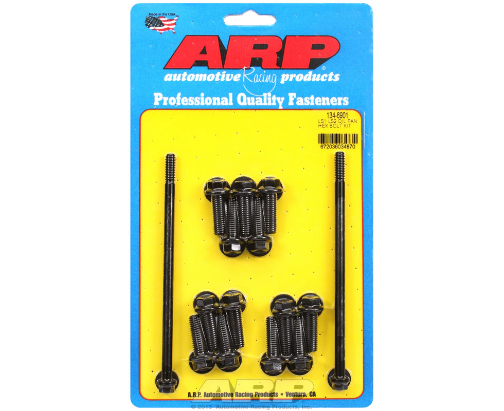 ARP Oil Pan Bolt Set Hex Head Black Oxide Holden LS Series LS1 LS2 LS3 V8