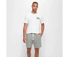 Australian Cotton Rib Texture Sleep Shorts - Maxx