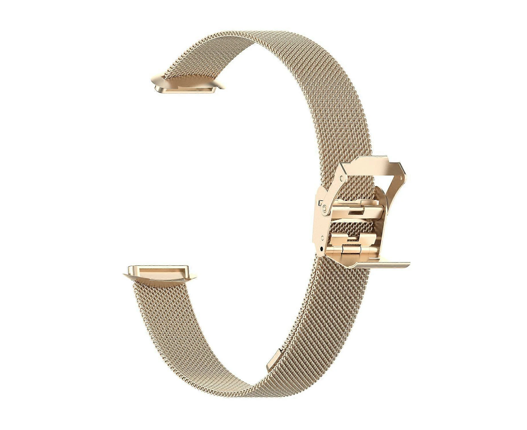 Clip-on Metal Watchband For Fitbit Luxe-Champagne Gold