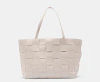 Tony Bianco Zulu Woven Tote Bag - Beige