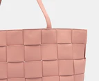 Tony Bianco Zulu Woven Tote Bag - Nude