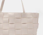 Tony Bianco Zulu Woven Tote Bag - Beige