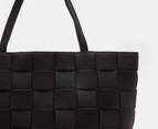 Tony Bianco Zulu Woven Tote Bag - Black