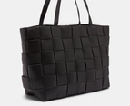 Tony Bianco Zulu Woven Tote Bag - Black