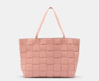 Tony Bianco Zulu Woven Tote Bag - Nude