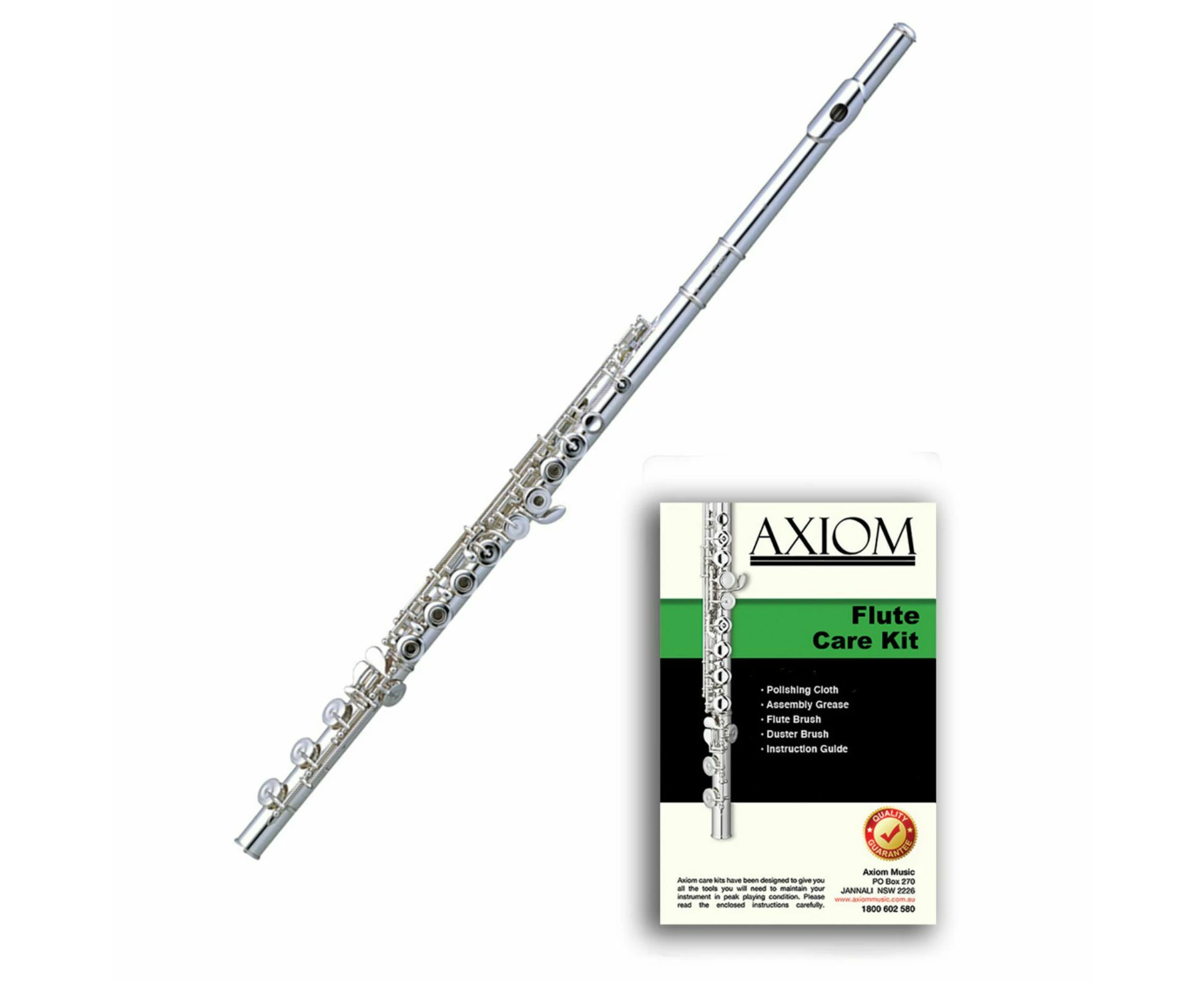 Axiom Complete Beginner Flute Outfit