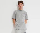 Ellesse Men's Voodoo Tee / T-Shirt / Tshirt - Grey Marle