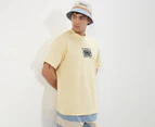 Ellesse Men's Entrada Tee / T-Shirt / Tshirt - Light Yellow