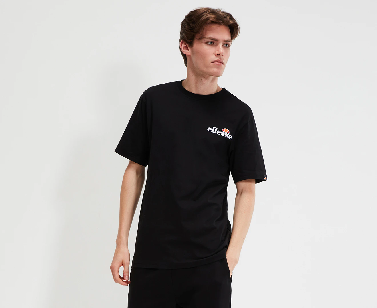 Ellesse Men's Voodoo Tee / T-Shirt / Tshirt - Black