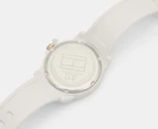 Tommy Hilfiger Women's 36mm Simone Silicone Watch - White