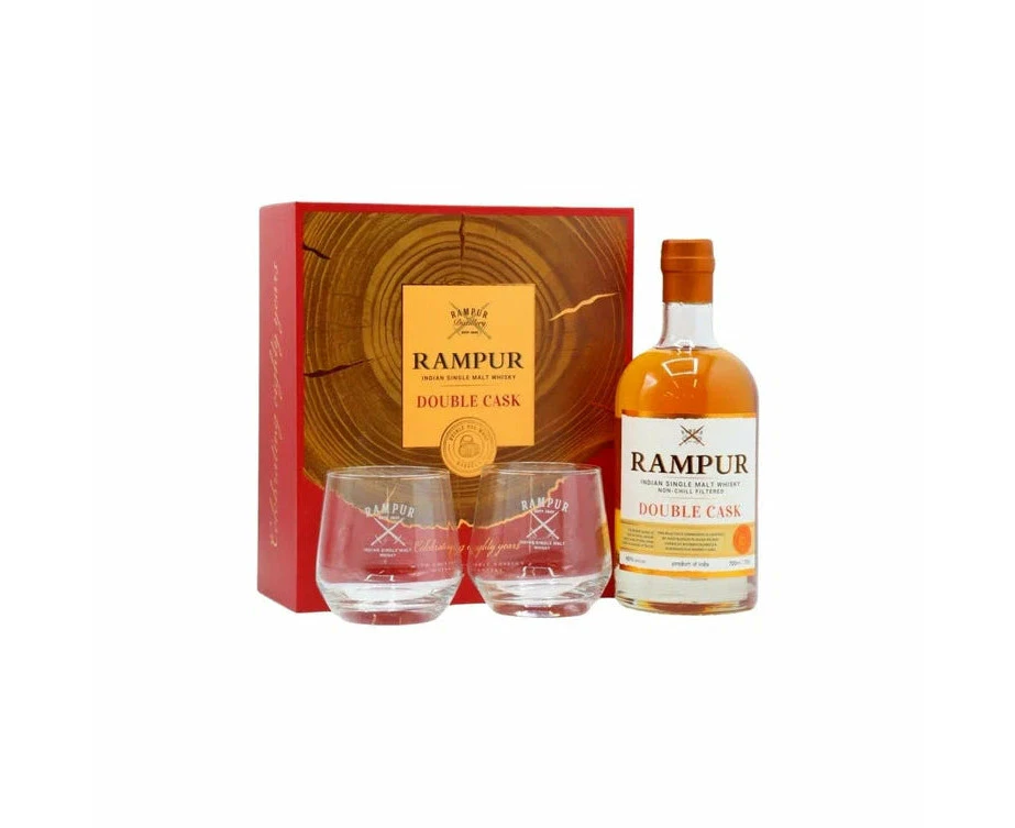 Rampur Double Cask Celebration Gift Pack 700ml