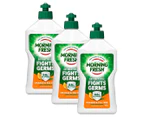 3 x Morning Fresh 400ml Dishwashing Liquid Cleaning Concentrate Orange/Tea Tree