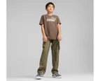 Puma Kids'/Youth Essentials No.1 Logo Tee / T-Shirt / Tshirt - Totally Taupe