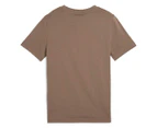 Puma Kids'/Youth Essentials No.1 Logo Tee / T-Shirt / Tshirt - Totally Taupe