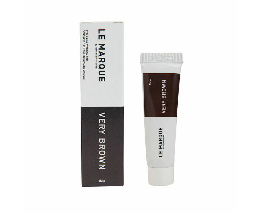 Mancine Le Marque Eyelash & Eyebrow Tint Very Brown 15ml