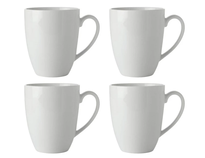 Set of 4 Maxwell & Williams 450mL White Basics Coupe Mug