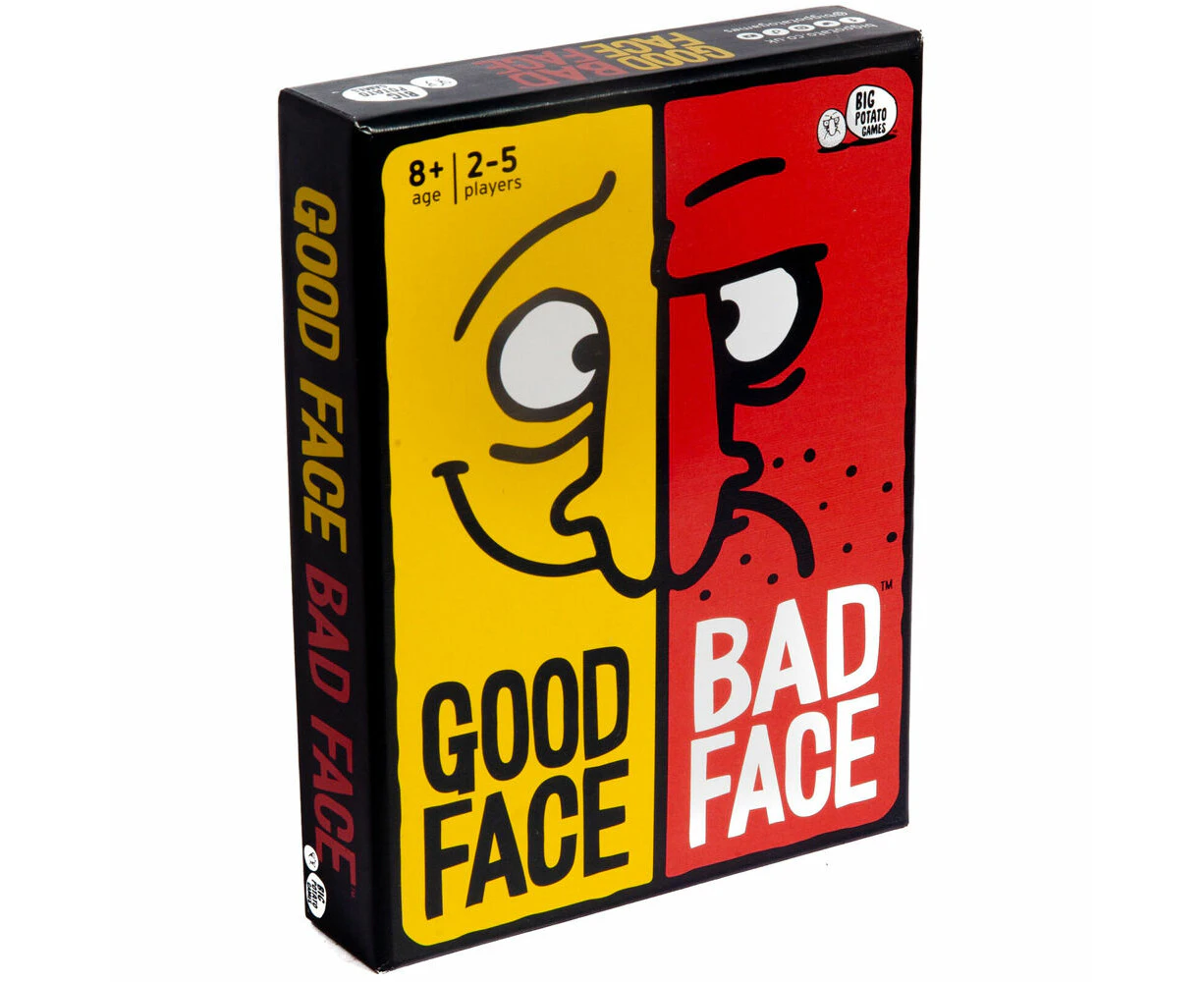 Big Potato Good Face Bad Face Kids/Children Tabletop Fun Play Card Game 8y+