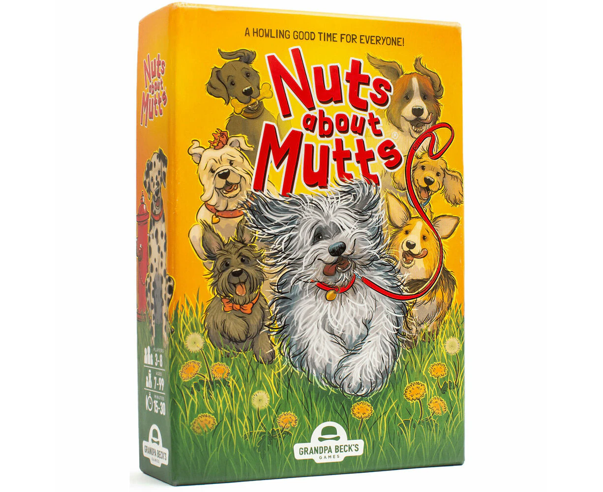 Grandpa Beck's Games Nuts About Mutts Kids/Children Fun Play Card Game 5y+