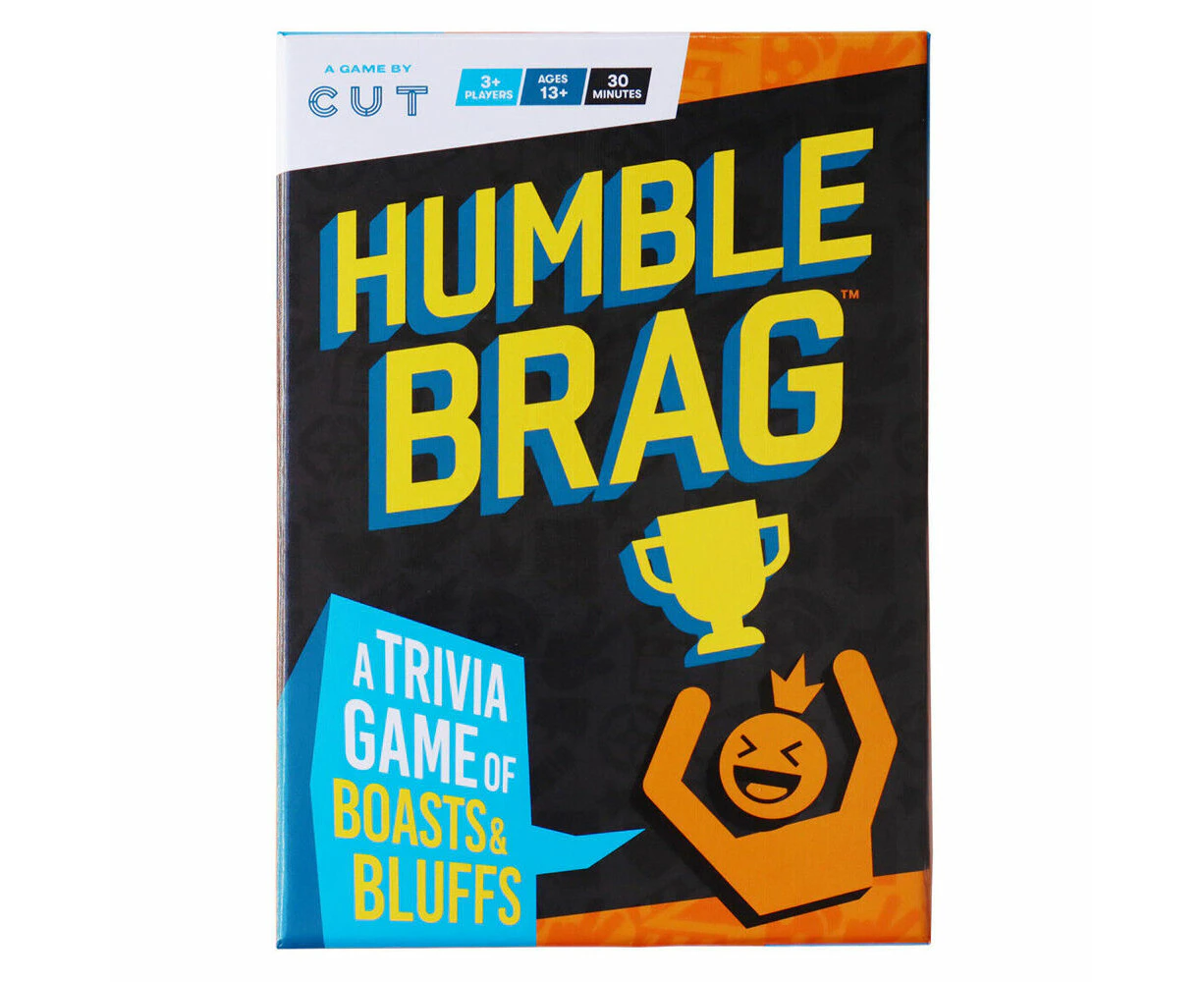 Cut Games Humblebrag Kids/Children Tabletop Fun Play Trivia Card Game 13y+