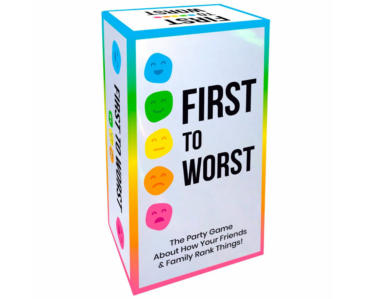 Dyce Games First to Worst Tabletop Fun Play Party Strategy Board Game 8y+