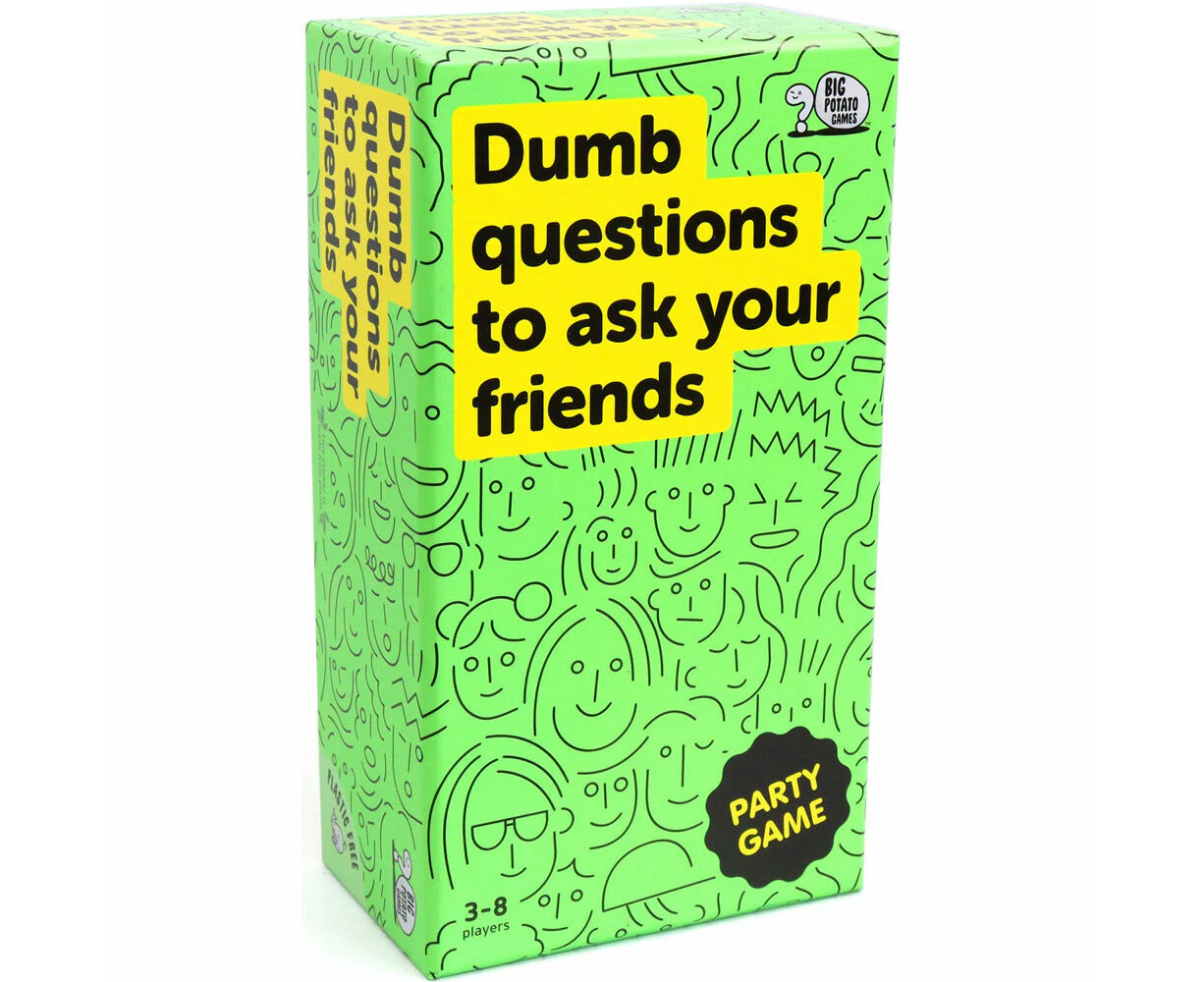 Big Potato Dumb Questions To Ask Your Friends Tabletop Fun Party Board Game