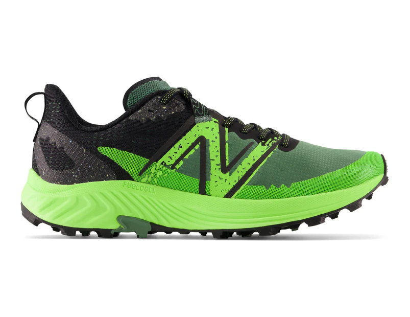 New Balance Men's FuelCell Summit Unknown v3 Wide Fit Trail Running Shoes - Jade/Lime