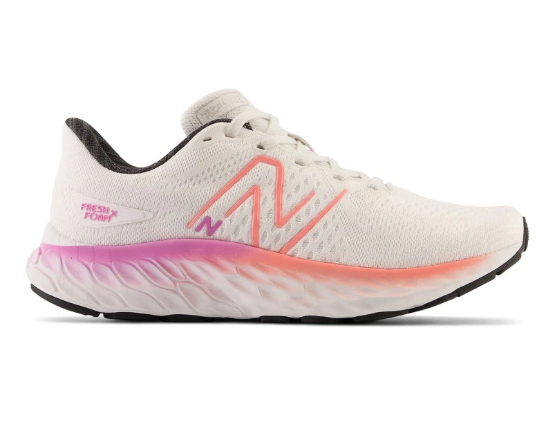 New Balance Women's Fresh Foam X EVOZ v3 Wide Fit Running Shoes - White