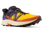 New Balance Men's FuelCell Summit Unknown v3 Trail Running Shoes - Black/Orange/Blue