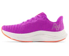 New Balance Women's FuelCell Propel v4 Wide Fit Running Shoes - Purple/White/Orange