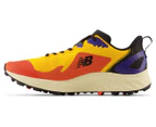 New Balance Men's FuelCell Summit Unknown v3 Trail Running Shoes - Black/Orange/Blue