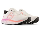 New Balance Women's Fresh Foam X EVOZ v3 Wide Fit Running Shoes - White