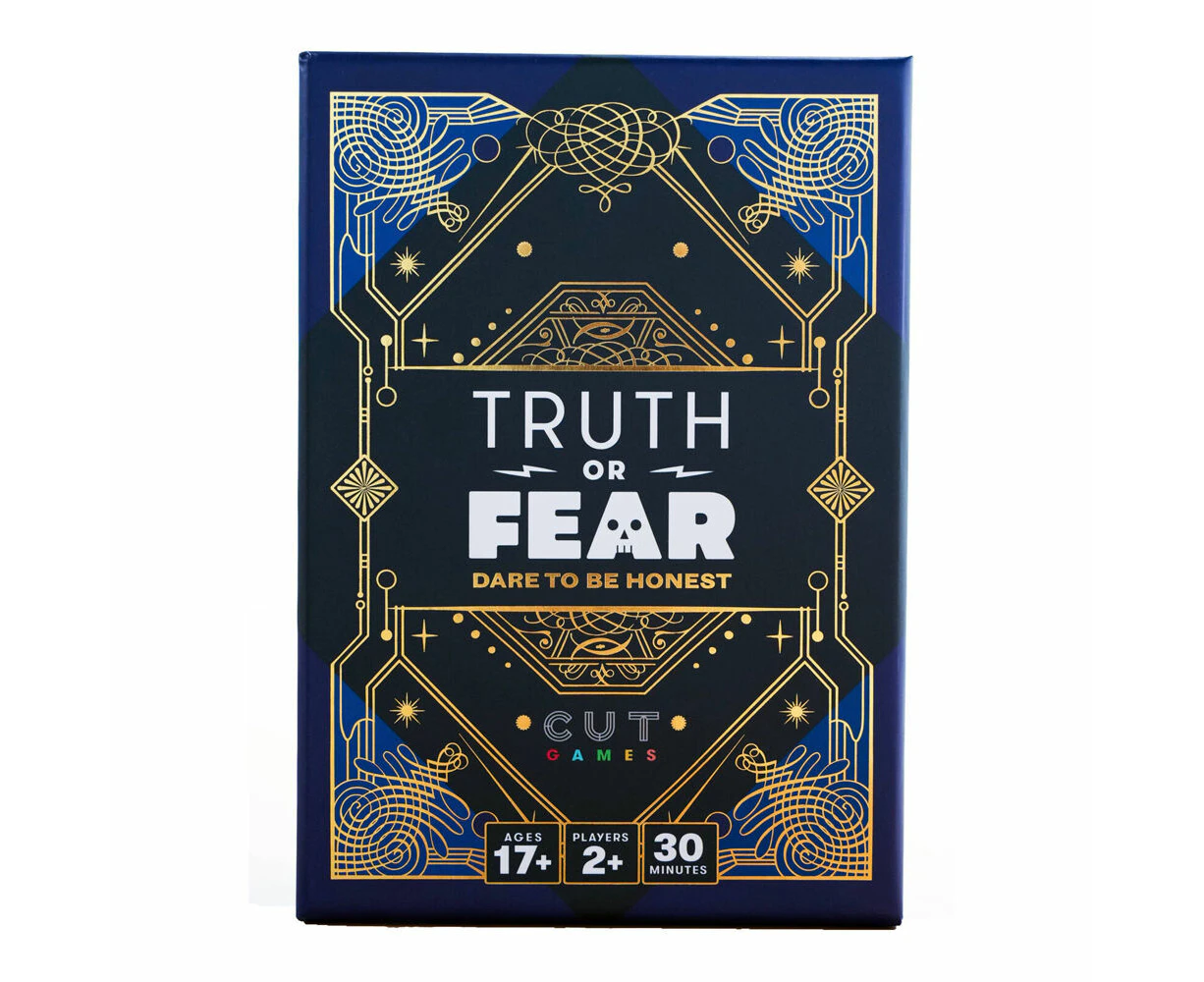 Cut Games Truth or Fear Dare to be Honest Question Party Card Game Deck 14y+