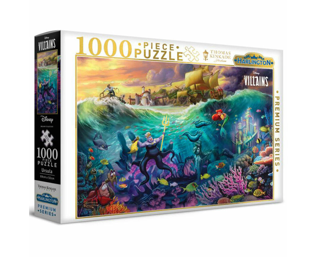 1000pc Harlington Disney Ursula Jigsaw Puzzle Kids/Children Game 69x50cm