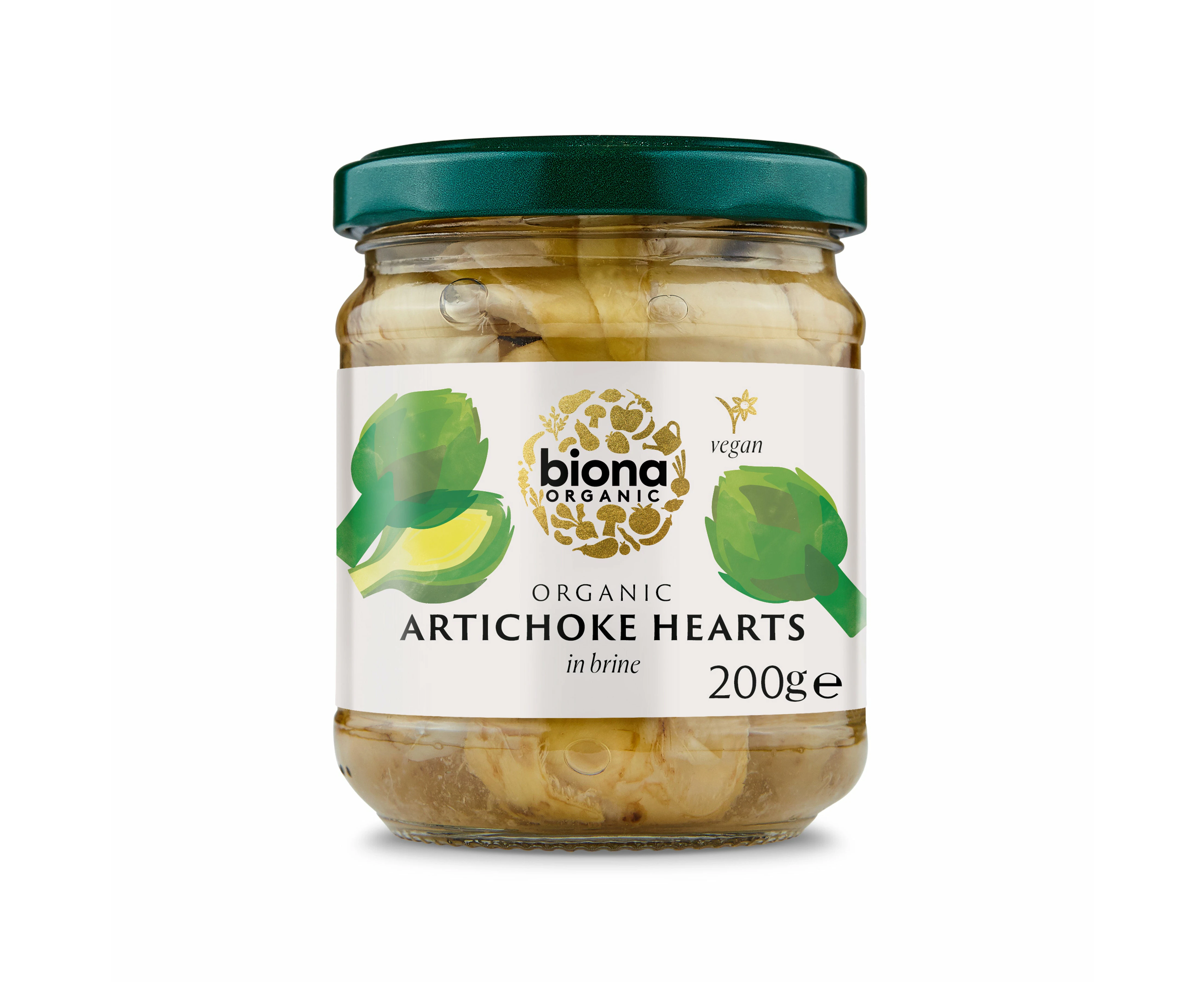 Biona Organic Artichoke Hearts 200g (Pack of 6)