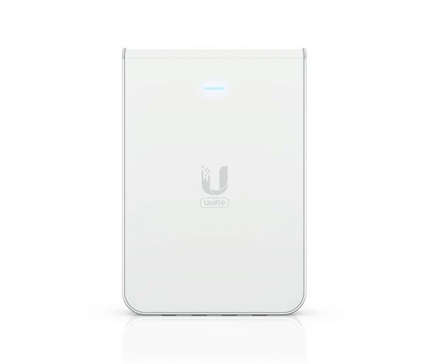 Ubiquiti UniFi Wi-Fi 6 2.4/5GHz In-Wall Access Point w/PoE Switch/LAN Port White