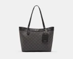 Nine West Lior Tote Bag - Jet Black Logo