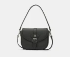 Nine West Briar Top Handle Flap Crossbody Bag - Black