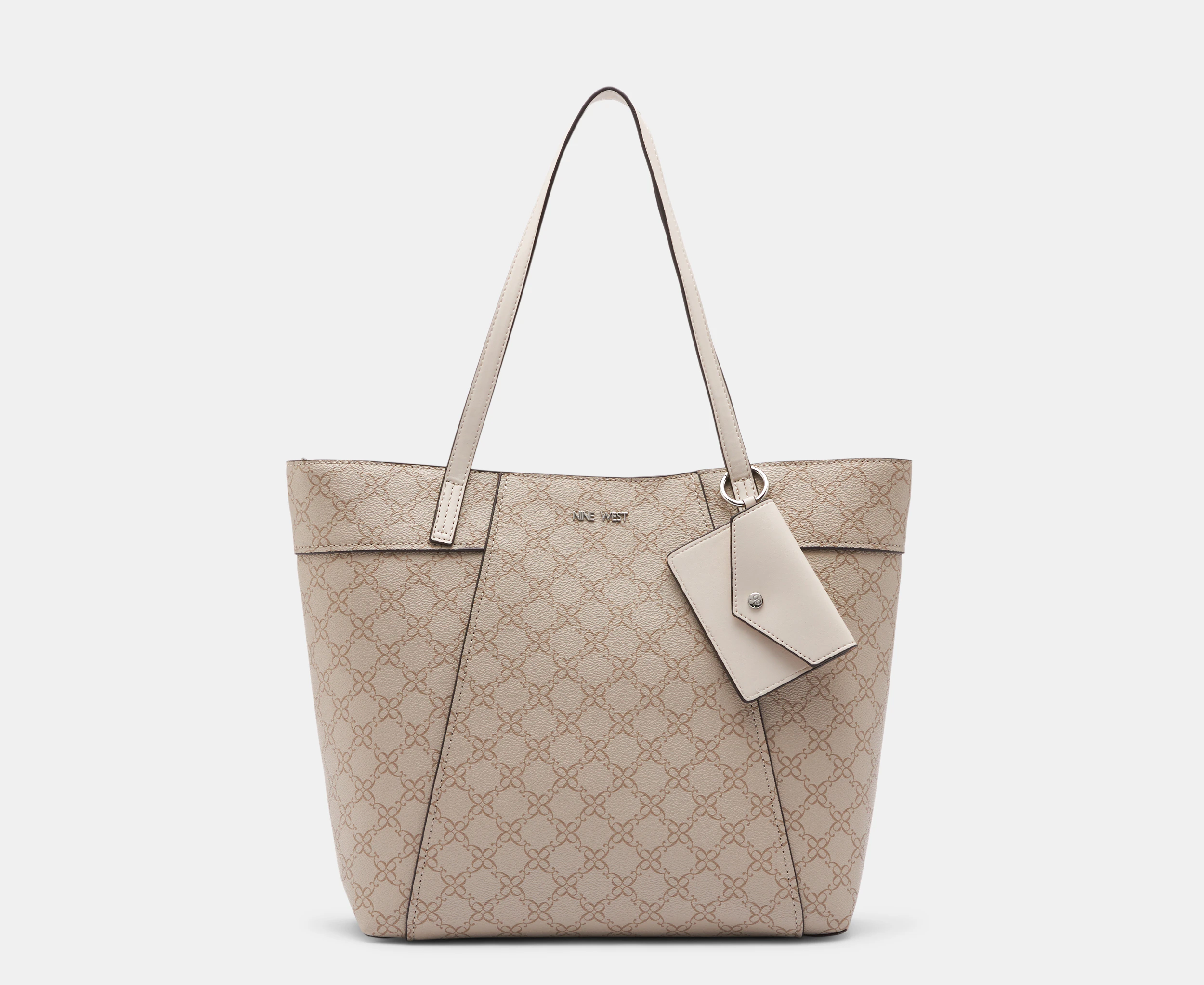 Nine West Bex Tote Bag - Mushroom Logo/Milk